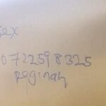 No shame! Prostitute posts her number for business No shame! Prostitute posts her number for business