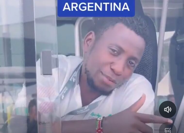 VIDEO: Here is the Ugandan who was driving the Argentinean team in Qatar World Cup VIDEO: Here is the Ugandan who was driving the Argentinean team in Qatar World Cup