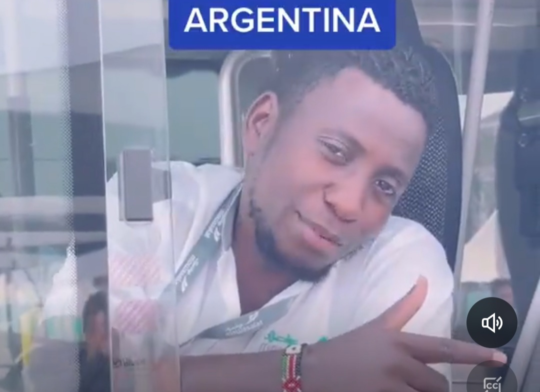 VIDEO: Here is the Ugandan who was driving the Argentinean team in Qatar World Cup