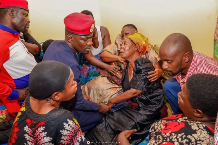 VIDEO, PHOTOS: Bobi Wine Tears down on viewing Asia’s dead body VIDEO, PHOTOS: Bobi Wine Tears down on viewing Asia’s dead body