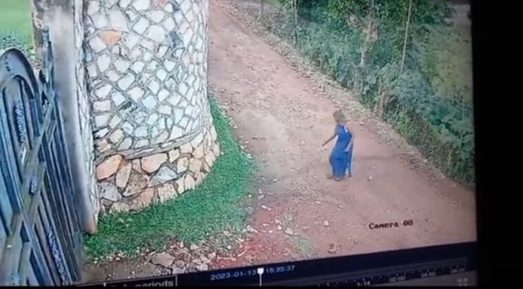 Video: Shock as woman is caught on camera bewitching neighbor Video: Shock as woman is caught on camera bewitching neighbor