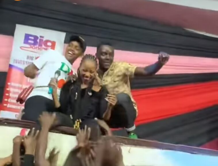 Video: Fans bite Sheebah toes on stage Video: Fans bite Sheebah toes on stage