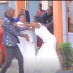 Video: Bewitched bride beats up groom shockingly in front of people Video: Bewitched bride beats up groom shockingly in front of people