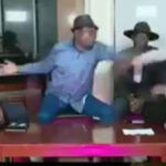 VIDEO: Who is stronger? Kato Lubwama slaps Bajjo live on camera VIDEO: Who is stronger? Kato Lubwama slaps Bajjo live on camera