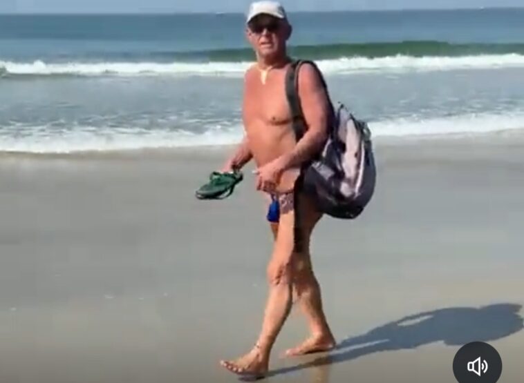 Video: White tourist walking nekkid on beach taught unforgettable lesson Video: White tourist walking nekkid on beach taught unforgettable lesson