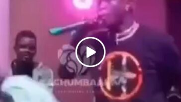 VIDEO: Gravity Omutujju punches fan live on stage while performing