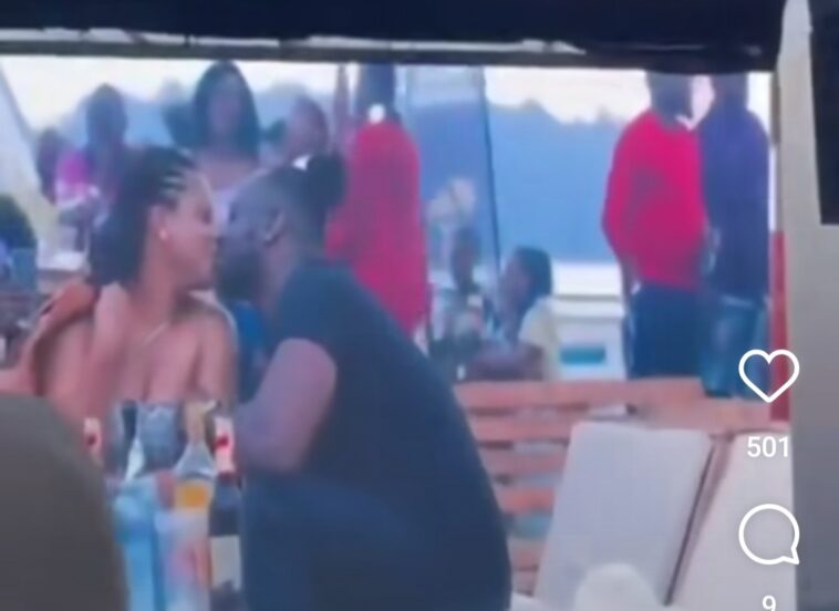VIDEO: Watch Bebe Cool deeply kissing Zuena at Roast and Rhyme VIDEO: Watch Bebe Cool deeply kissing Zuena at Roast and Rhyme