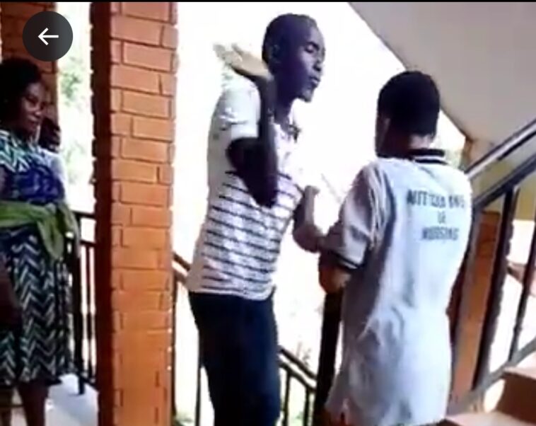 VIDEO: Askari beats up campus student for arriving late for lectures in Mityana VIDEO: Askari beats up campus student for arriving late for lectures in Mityana