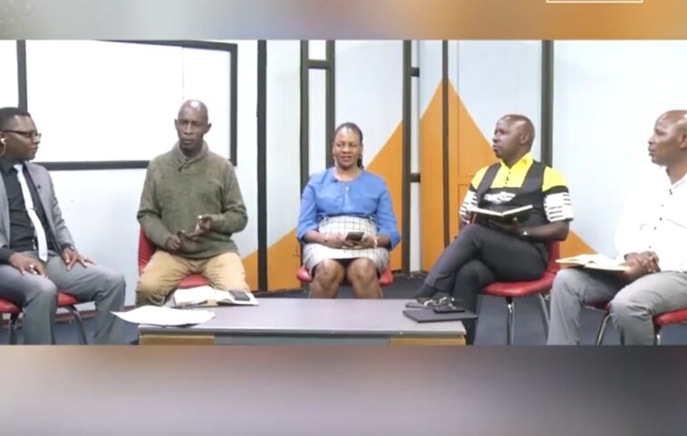 VIDEO: Hon Lutamaguzi and Charles Rwomushana fight in BBS Studios VIDEO: Hon Lutamaguzi and Charles Rwomushana fight in BBS Studios