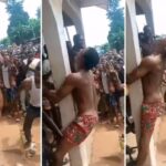 VIDEO: Ugandans punish a homosexual in Kasese before law is passed VIDEO: Ugandans punish a homosexual in Kasese before law is passed