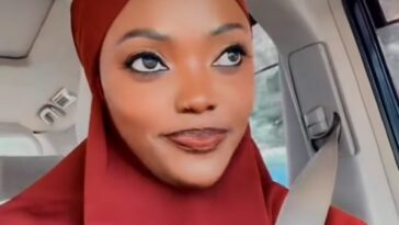VIDEO: Precious Remmie clashes with Muslims for entering Mosque with shoes