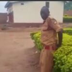 VIDEO: Watch Ugandan drunk prison officer struggle to walk at office VIDEO: Watch Ugandan drunk prison officer struggle to walk at office