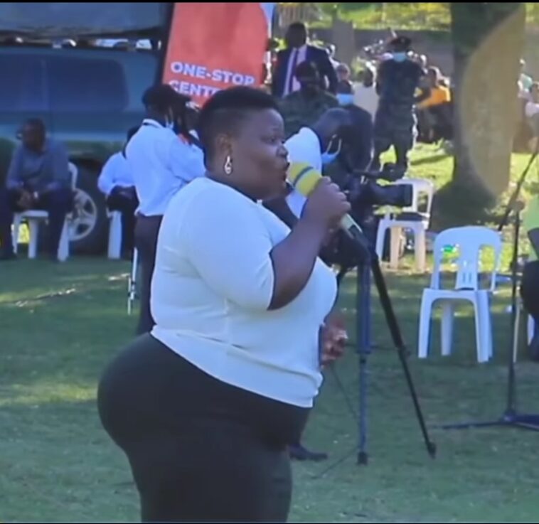 VIDEO: Watch as President Museveni chases Catherine Kusasira off the mic VIDEO: Watch as President Museveni chases Catherine Kusasira off the mic