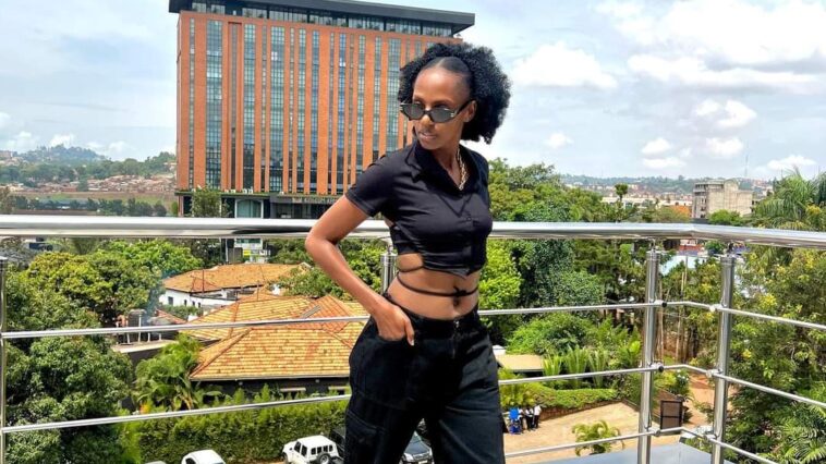 PHOTOS: Prim Asiimwe goes to work barefooted after forgetting her shoes home
