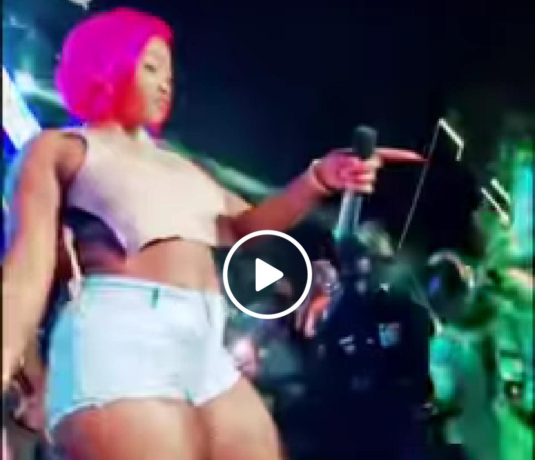 VIDEO: Watch Winnie Nwagi slap fan trying to film her undies live on stage