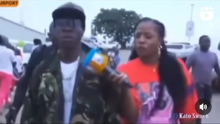 VIDEO: Watch Angry Alien Skin almost slap Sanyuka TV presenter VIDEO: Watch Angry Alien Skin almost slap Sanyuka TV presenter