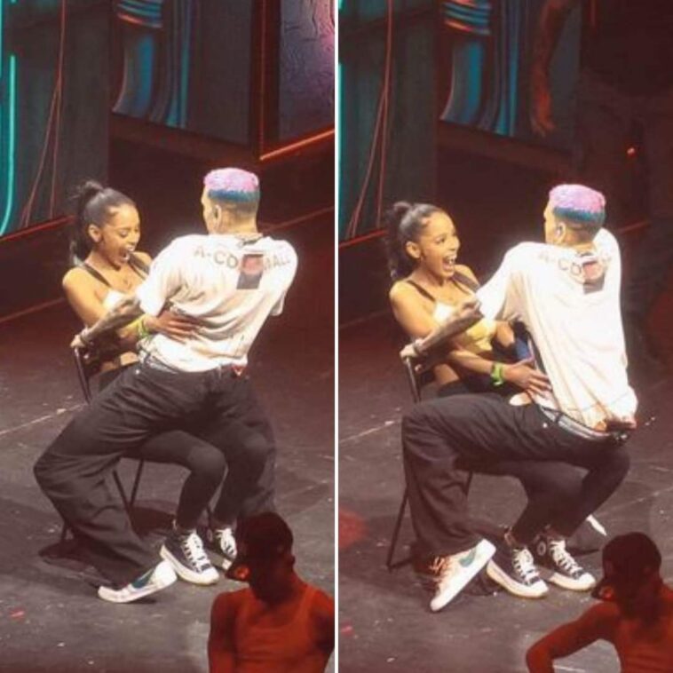 VIDEO: American singer Chris Brown chews fan live on stage VIDEO: American singer Chris Brown chews fan live on stage