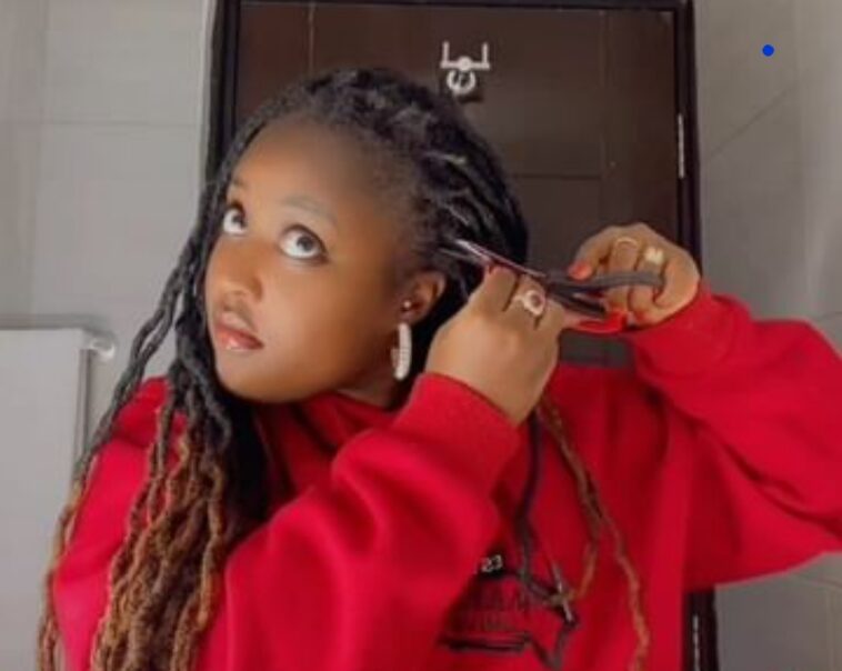 VIDEO: Watch as Martha Kay painfully cuts off her hair of 14 years VIDEO: Watch as Martha Kay painfully cuts off her hair of 14 years