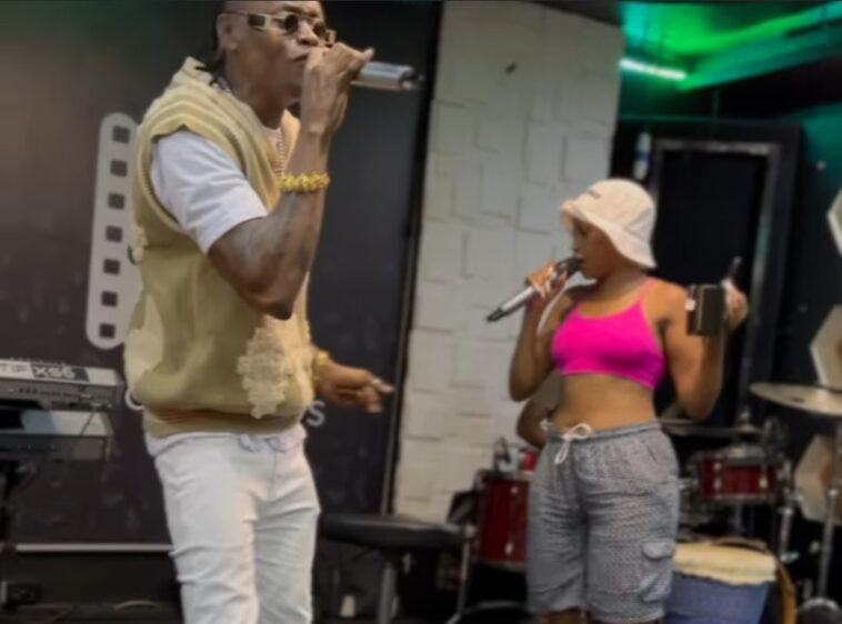 VIDEO: Beautiful scenes as Sheebah and Pallaso reunige for battle rehearsals VIDEO: Beautiful scenes as Sheebah and Pallaso reunige for battle rehearsals