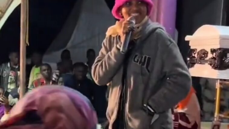 Video: Watch Spice Diana’s touching speech at Evelyn Lagu’s vigil