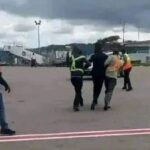 VIDEO: Watch Bobi Wine get arrested like a chicken thief at the airport VIDEO: Watch Bobi Wine get arrested like a chicken thief at the airport