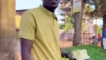 VIDEO: Ugandans are not serious- watch as man jokes with a cow in the city
