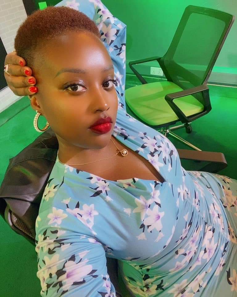 VIDEO: Mysterious man almost chews Martha Kay live on camera